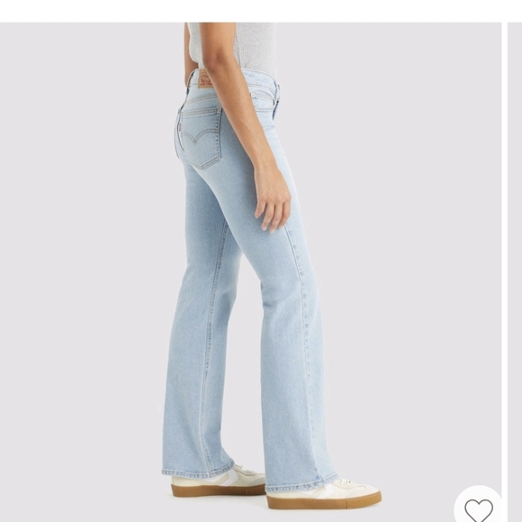 New Women's Levi's Super Low Rise Boot Cut Jeans All Alone 25 - Picture 2 of 5